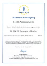 14. BDIZ EDI Symposium - 10/2010 14. BDIZ EDI Symposium - 10/2010